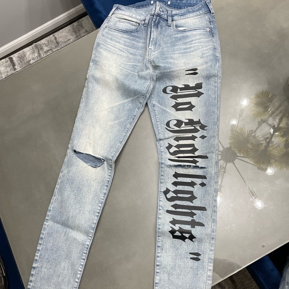 No Highlights Skinny Jeans Blue Size 32 - Picture 2 of 4